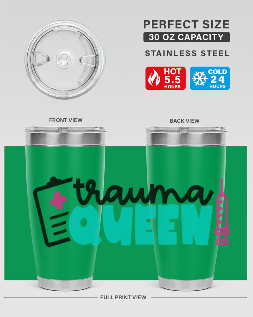 Trauma Queen Style Style 11#- nurse- tumbler