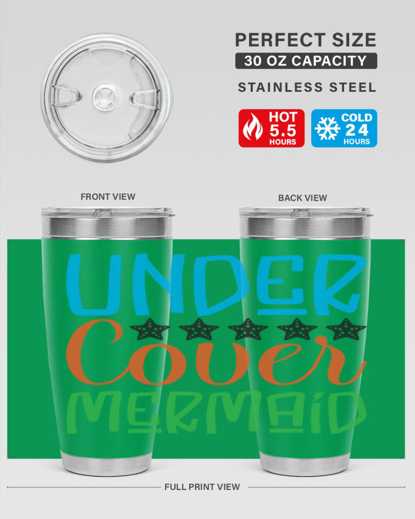 Under Cover Mermaid 648#- mermaid- Tumbler