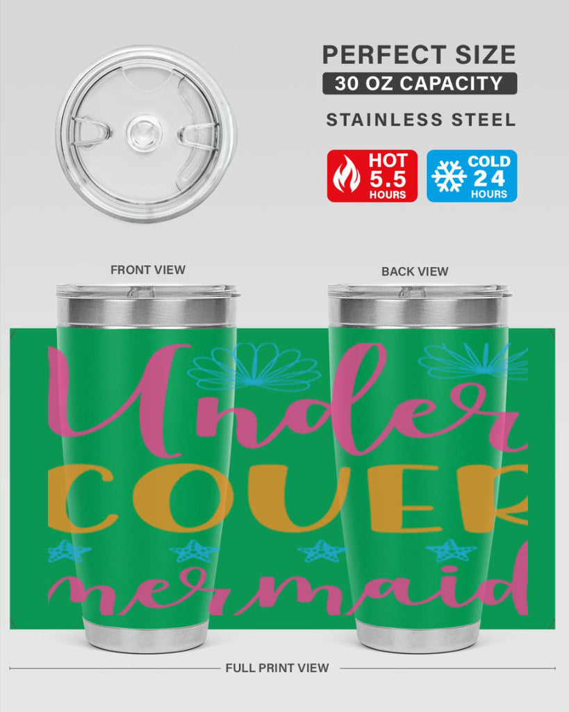 Under Cover Mermaid Design 653#- mermaid- Tumbler