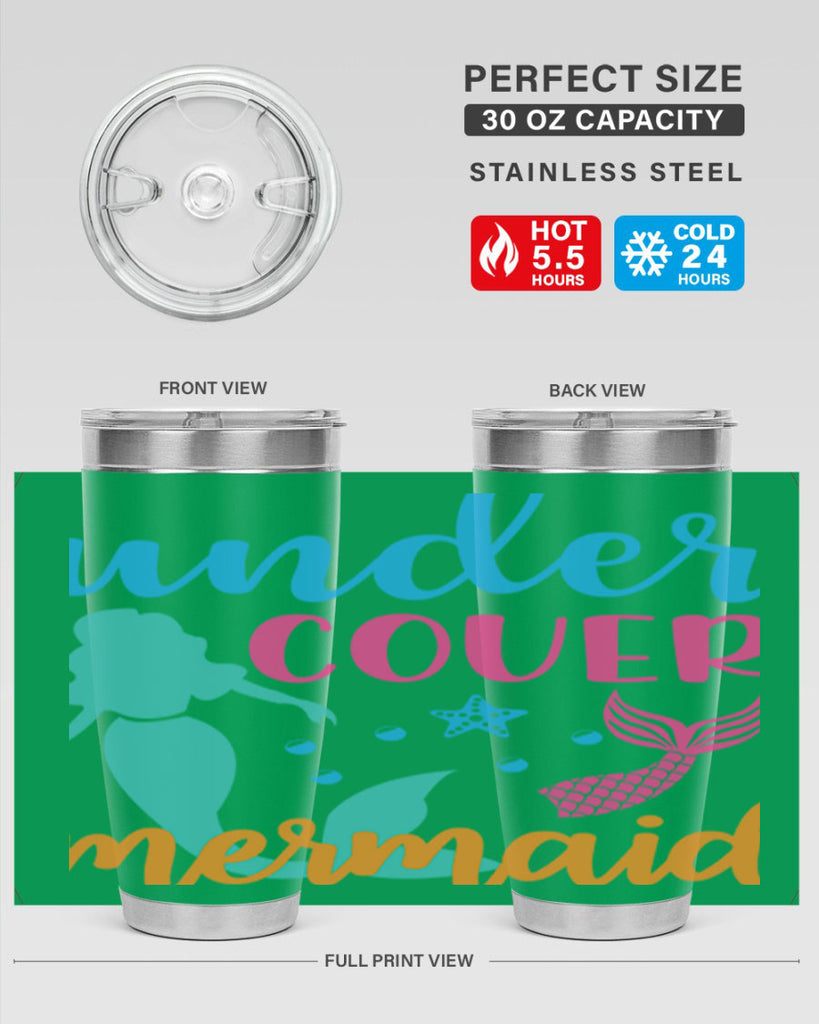 Under Cover Mermaid Design 654#- mermaid- Tumbler