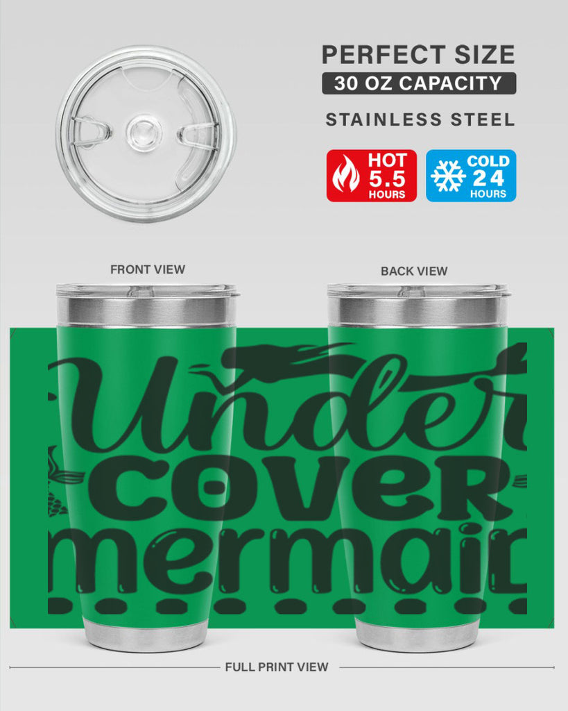 Under cover mermaid 649#- mermaid- Tumbler
