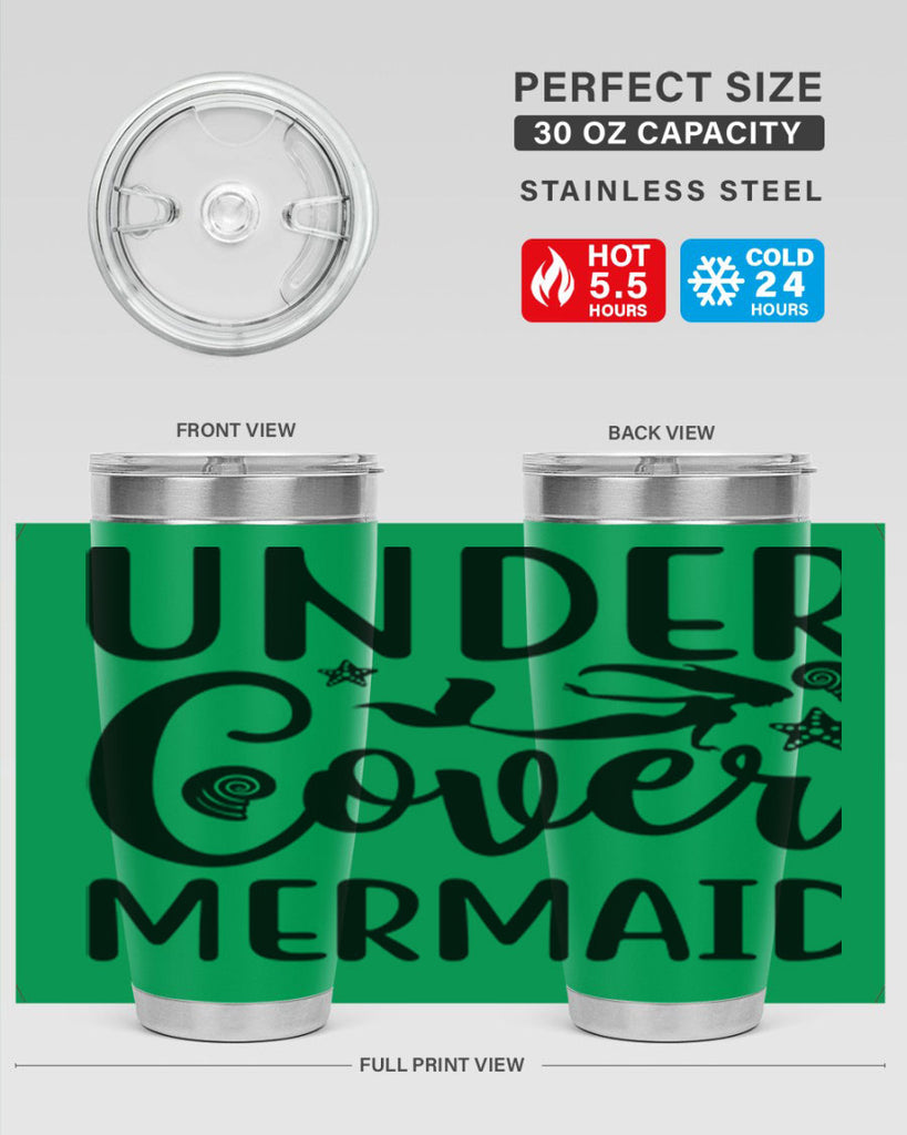 Under cover mermaid design 655#- mermaid- Tumbler
