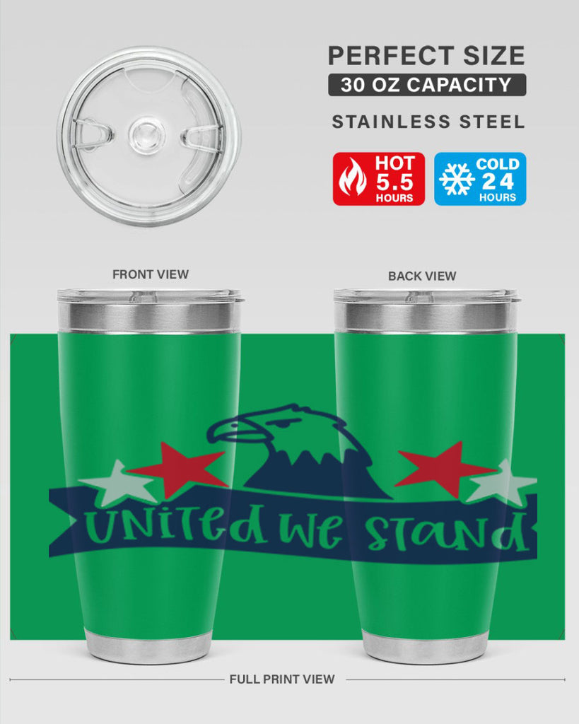 United We Stand Style 178#- Fourt Of July- Tumbler