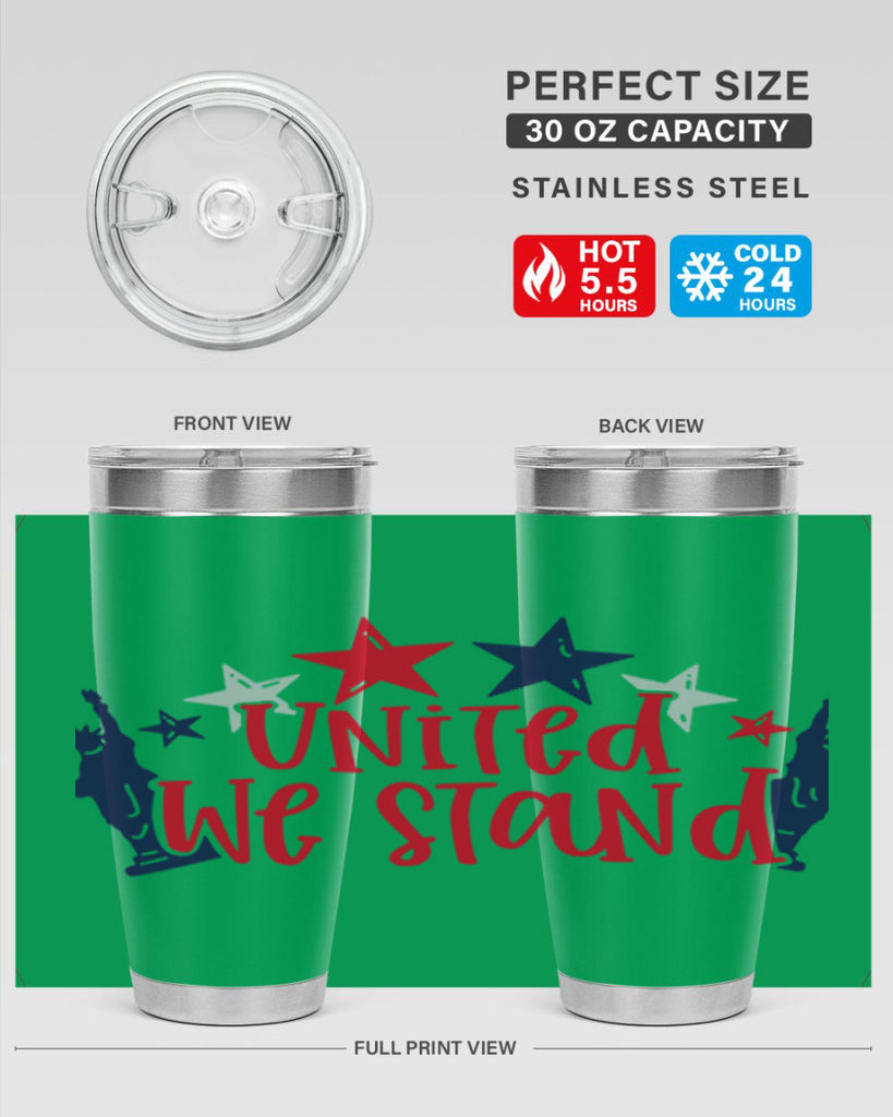 United We Stand Style 179#- Fourt Of July- Tumbler