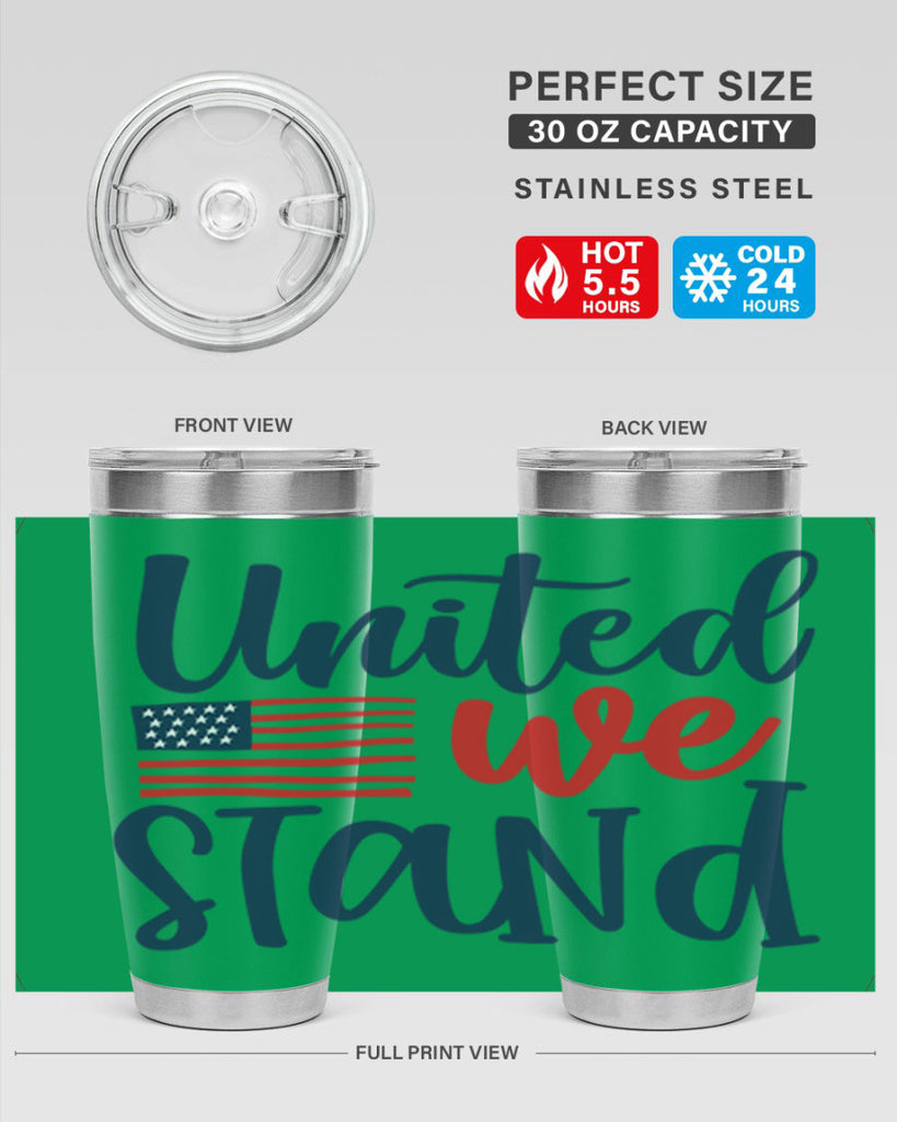 United we stand Style 9#- Fourt Of July- Tumbler