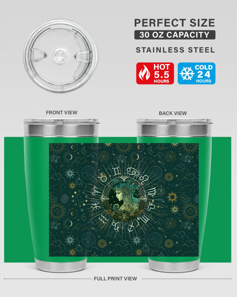 Virgo Straight 529#- zodiac- Tumbler