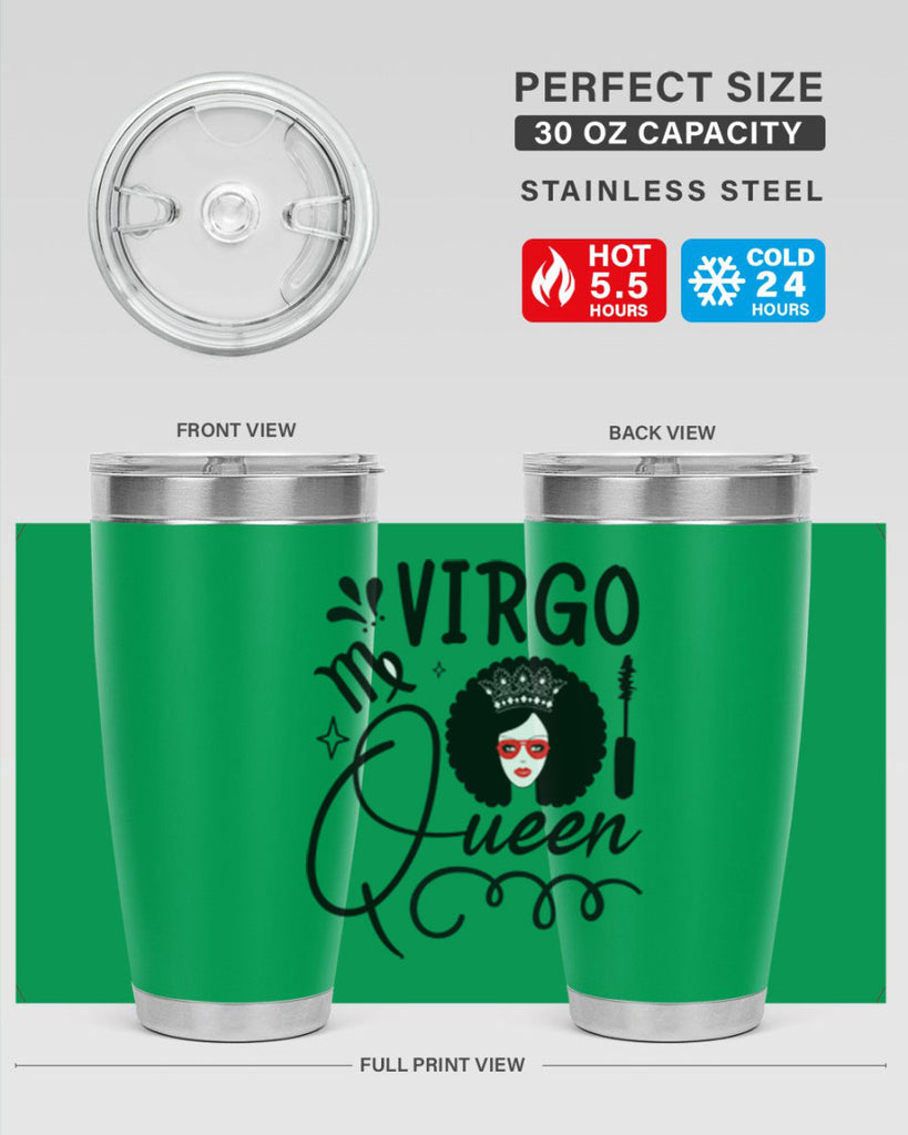 Virgo queen 541#- zodiac- Tumbler