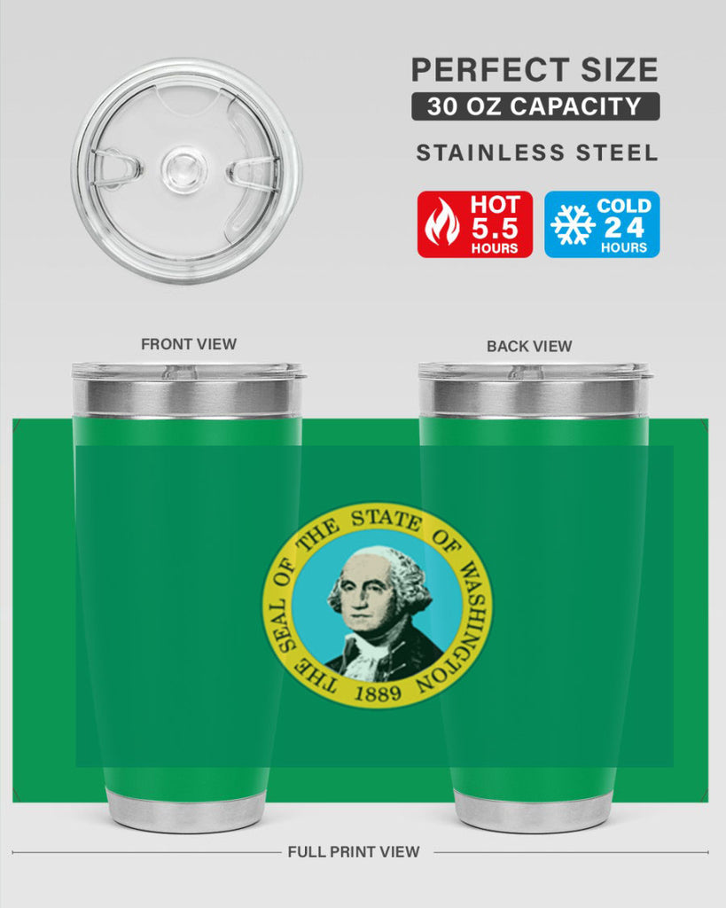 Washington 4#- stateflags- Tumbler