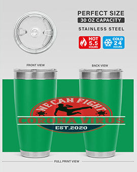 We Can Fight Corona Virus Est Style 11#- corona virus- Tumbler