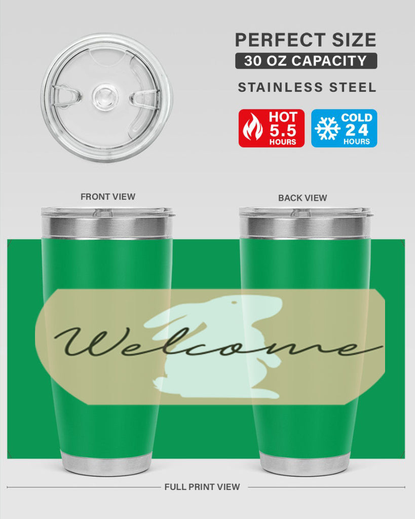 Welcome Bunny569#- spring- Tumbler