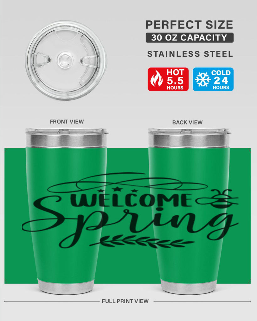 Welcome spring design  594#- spring- Tumbler