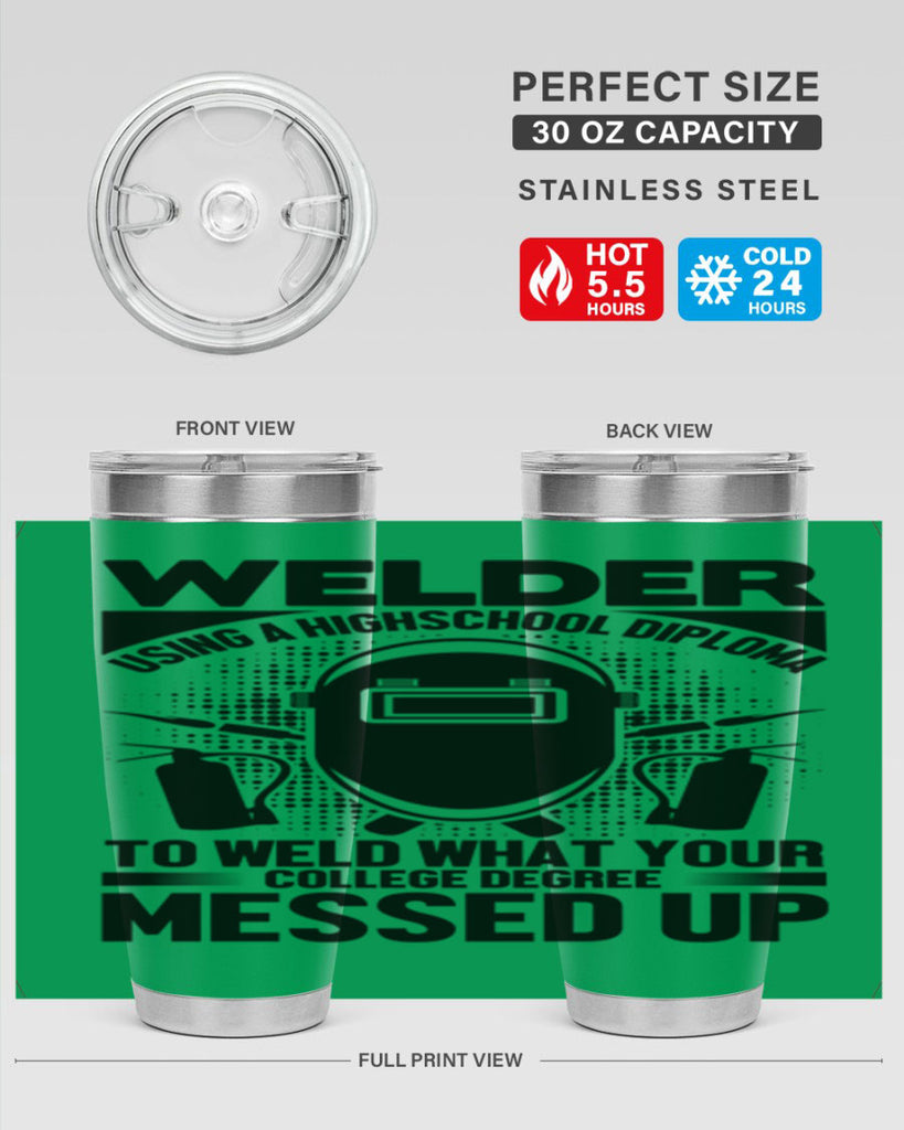 Welder using Style 3#- welder- tumbler