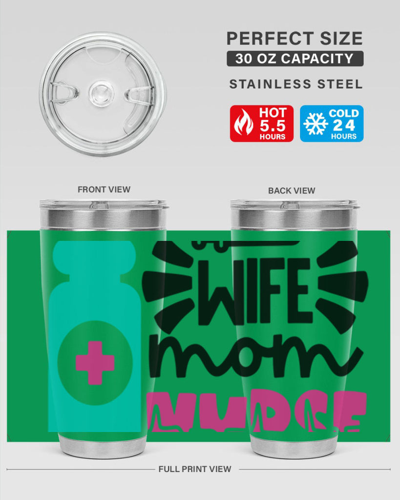 Wife Mom Nurse Style Style 10#- nurse- tumbler