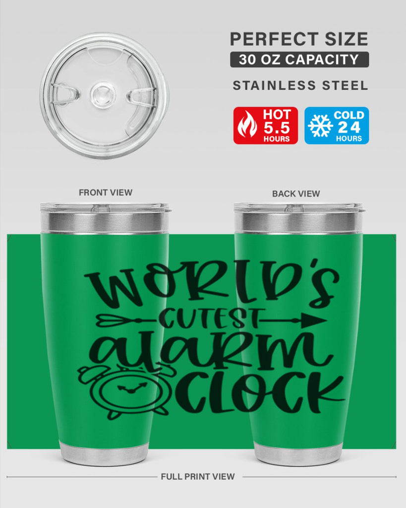 Worlds Cutest Alarm Clock Style 14#- baby- tumbler