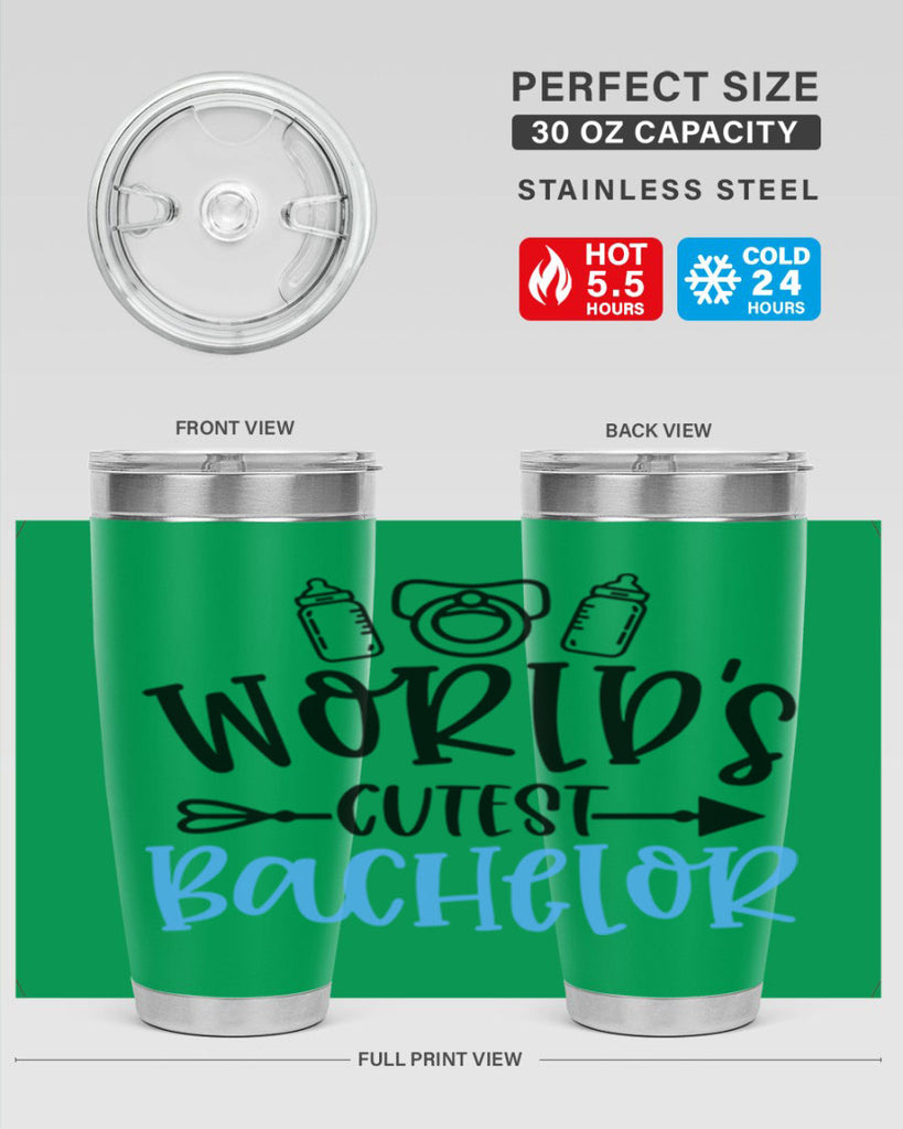 Worlds Cutest Bachelor Style 13#- baby- tumbler