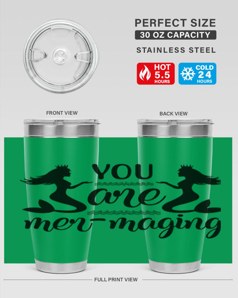 You are mermaging design 686#- mermaid- Tumbler