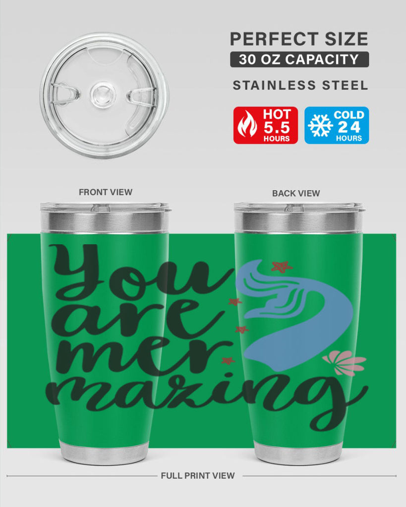 You are mermazing 681#- mermaid- Tumbler