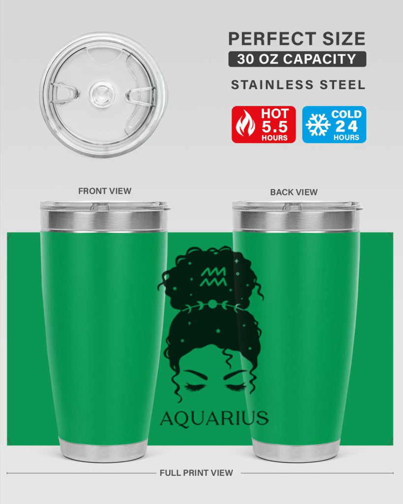 aquarius 81#- zodiac- Tumbler