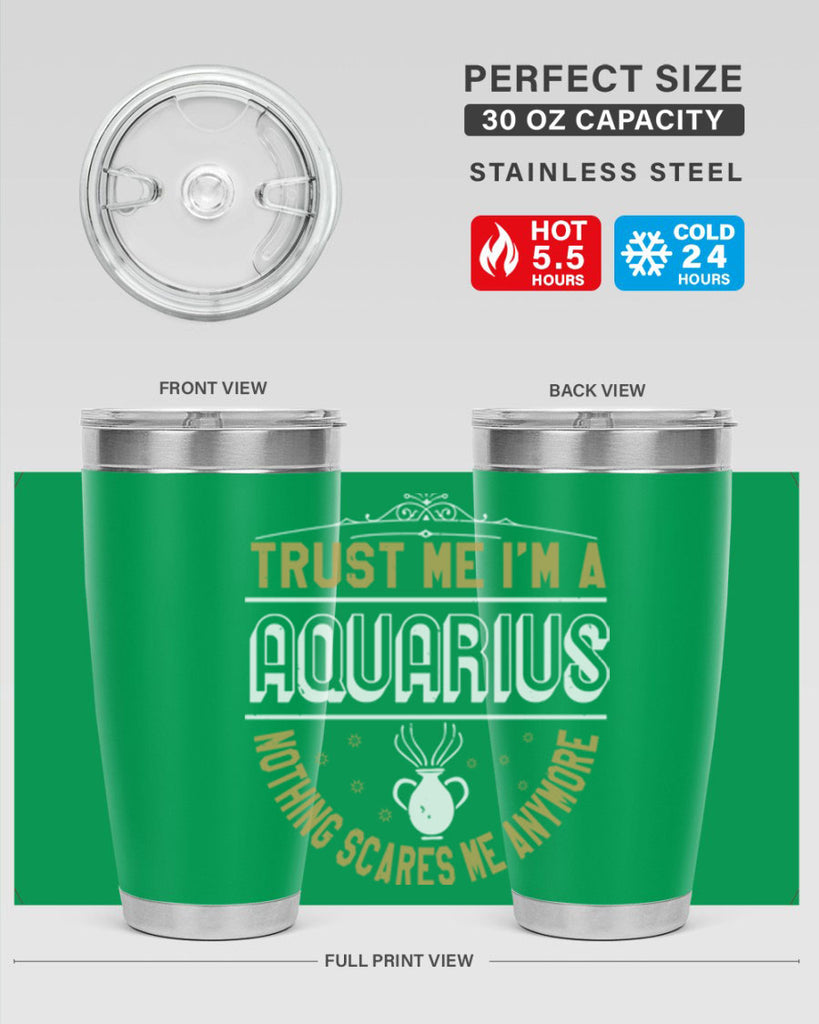 aquarius 87#- zodiac- Tumbler