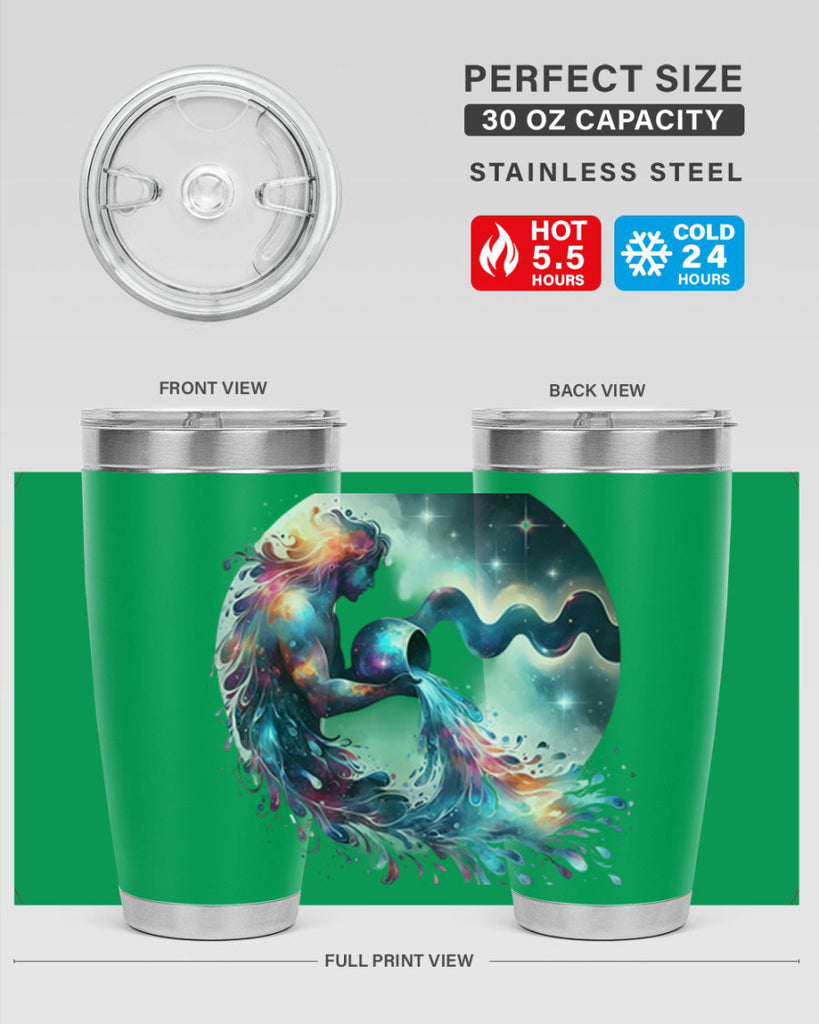 aquarius 88#- zodiac- Tumbler