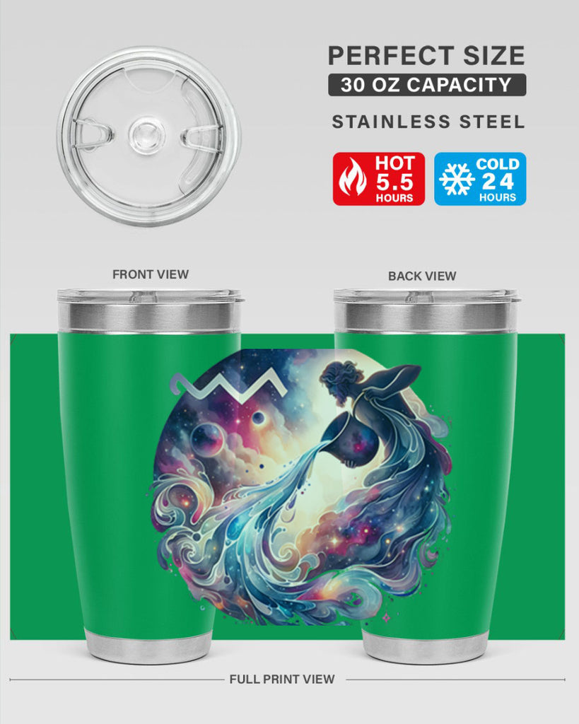 aquarius 89#- zodiac- Tumbler