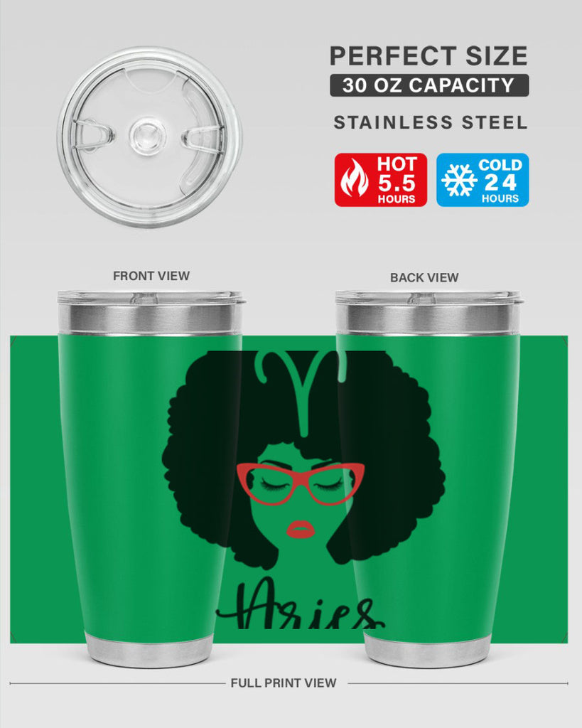 aries 122#- zodiac- Tumbler