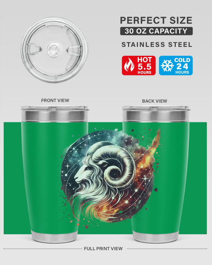 aries 124#- zodiac- Tumbler