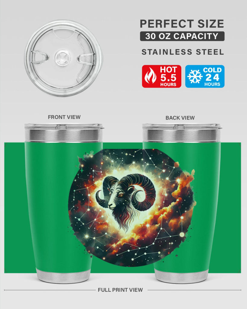 aries 126#- zodiac- Tumbler