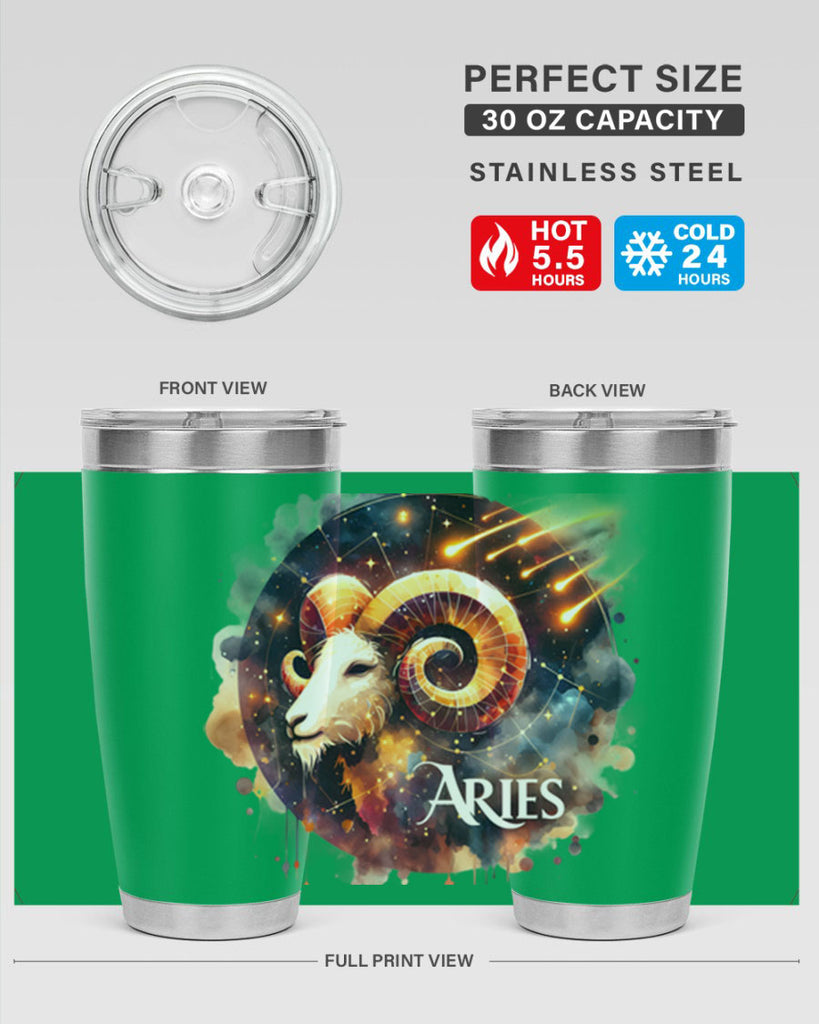aries 127#- zodiac- Tumbler