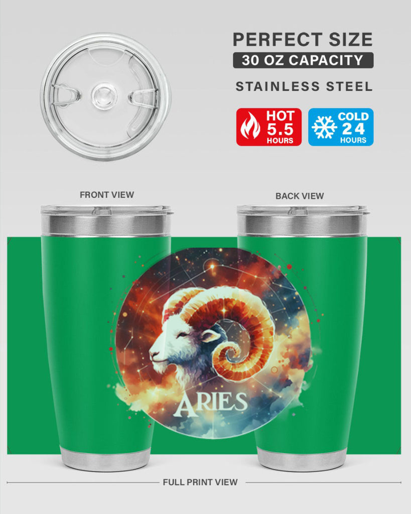 aries 128#- zodiac- Tumbler