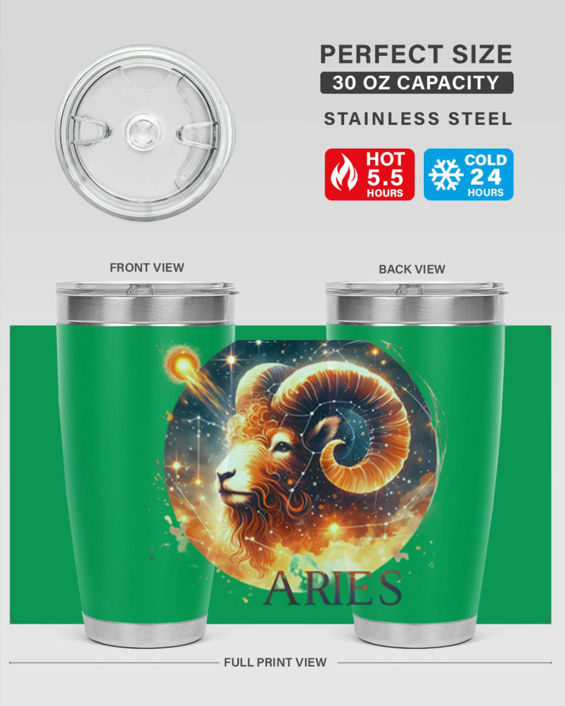 aries 130#- zodiac- Tumbler