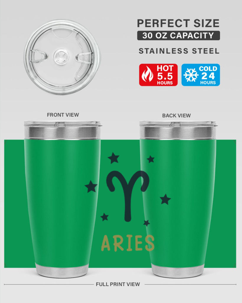 aries 135#- zodiac- Tumbler