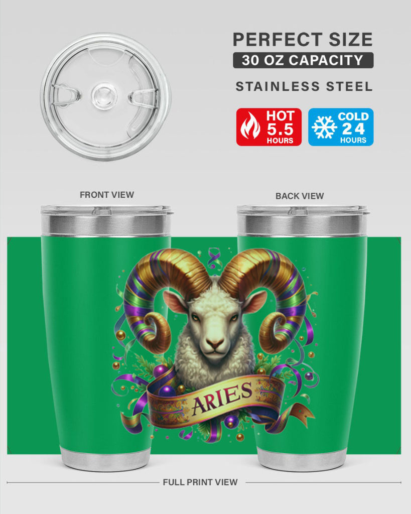aries 136#- zodiac- Tumbler