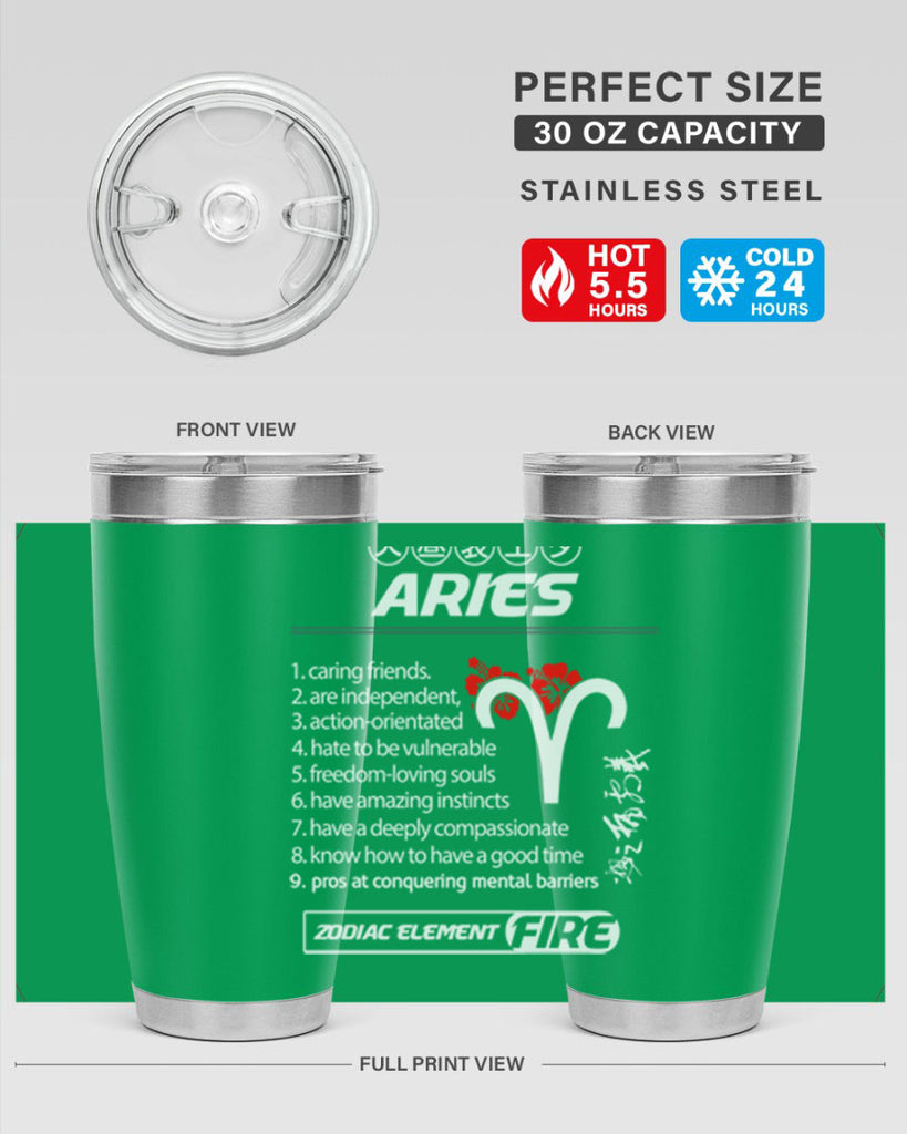 aries 137#- zodiac- Tumbler