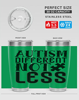 autism different not less Style 6#- autism- Tumbler