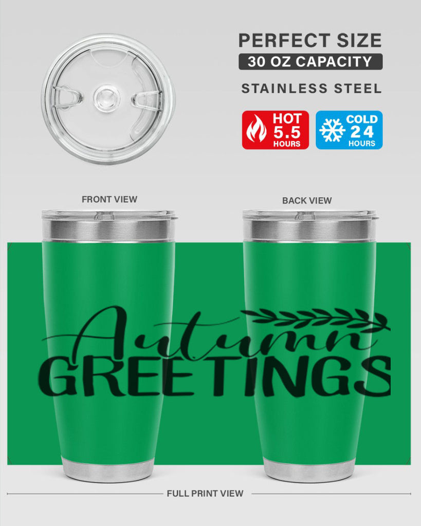 autumn greetings 13#- fall- Tumbler