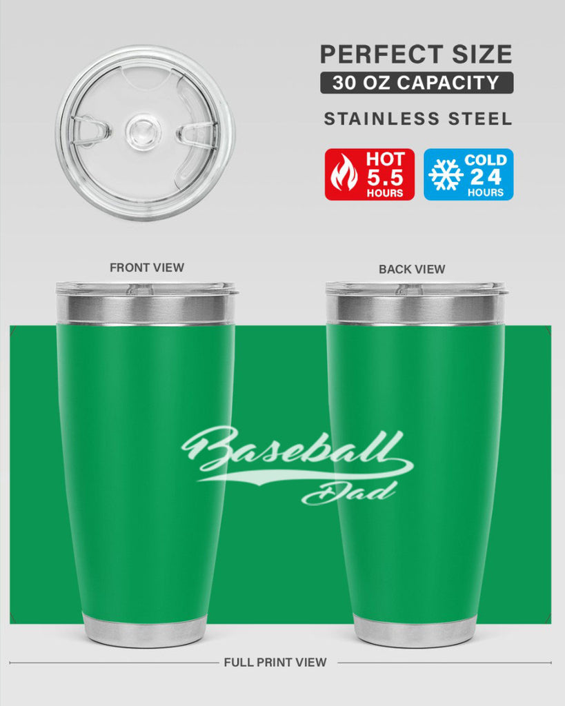 baseball dadi 50#- dad- Tumbler
