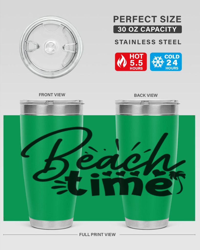 beach time Style 108#- summer- Tumbler