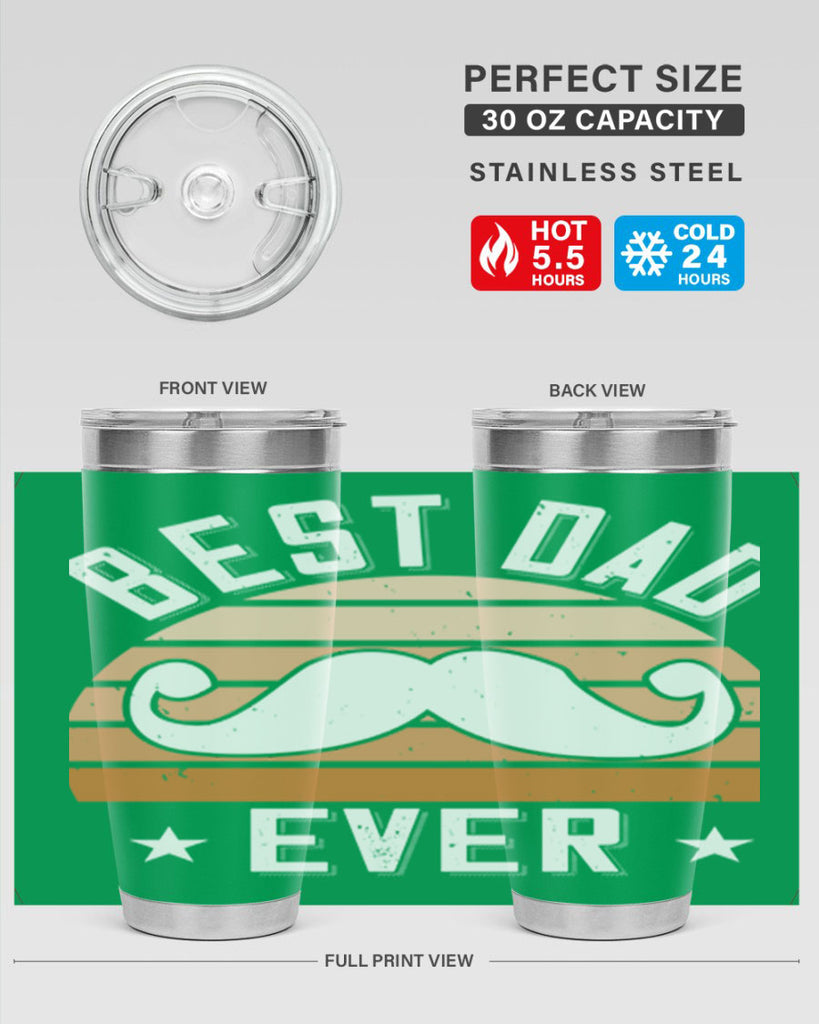 best dad ever 124#- fathers day- Tumbler
