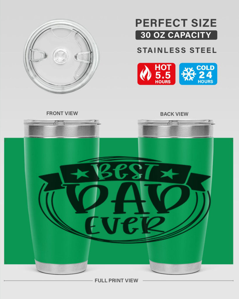 best dad ever 72#- fathers day- Tumbler