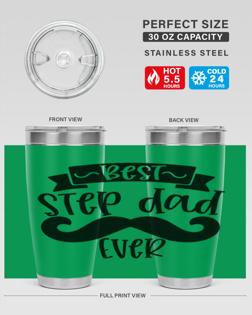 best step dad ever 70#- fathers day- Tumbler