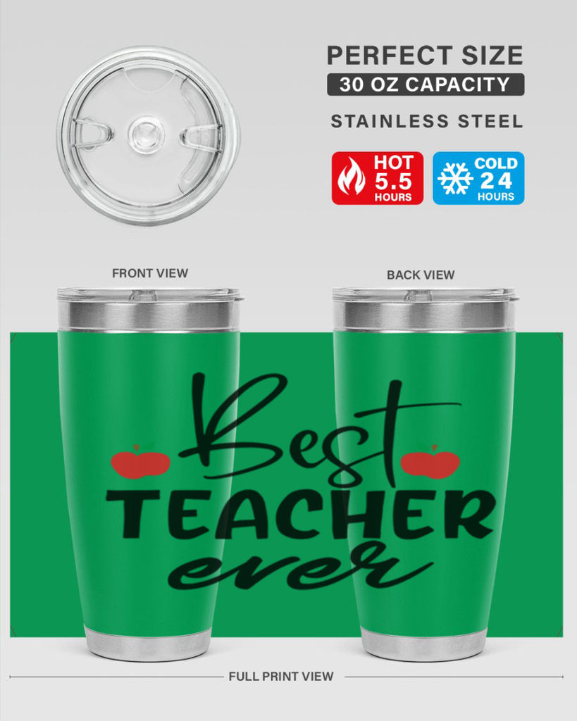 best teacher ever Style 188#- teacher- tumbler