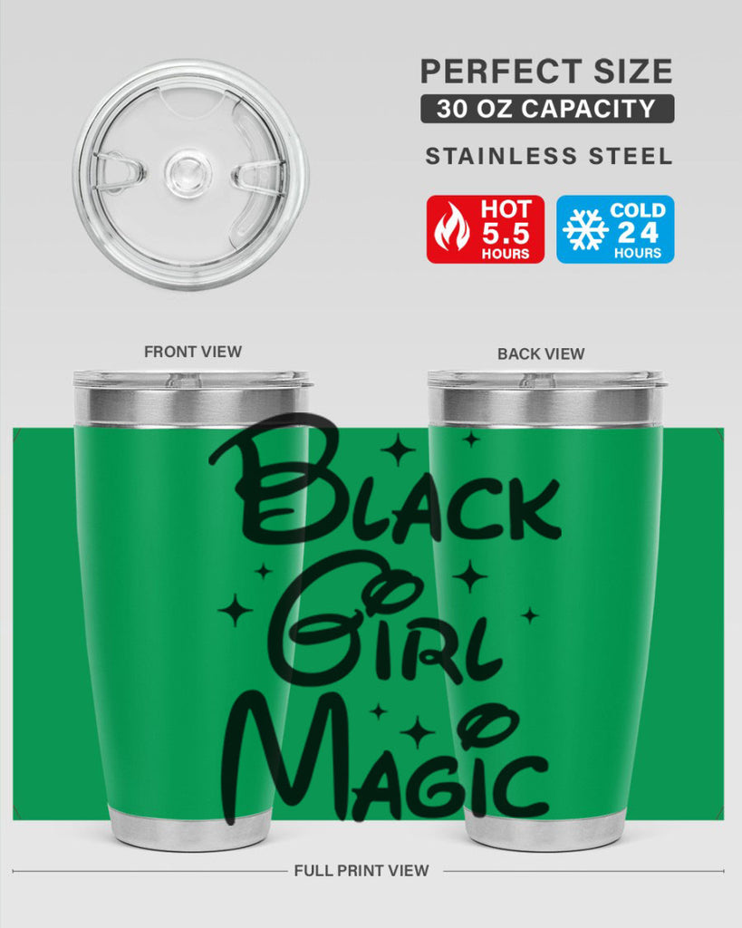 black girl magic 207#- black words phrases- Cotton Tank
