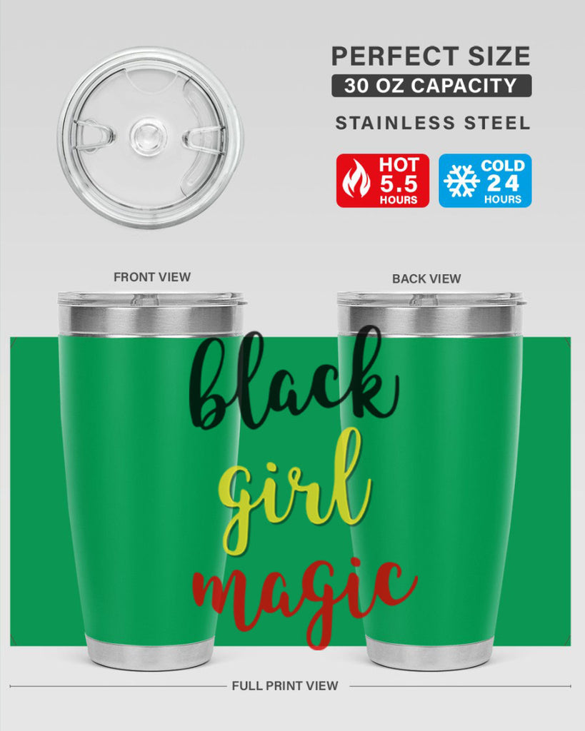 black girl magic color 246#- black words phrases- Cotton Tank