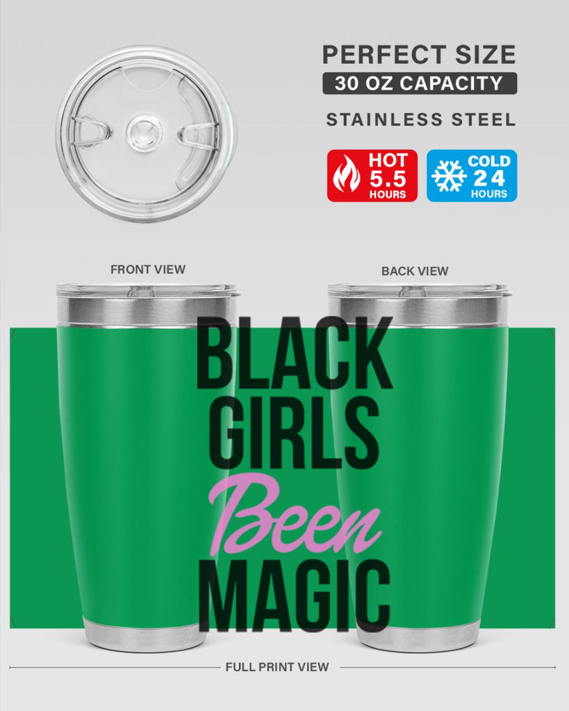 black girls been magic 244#- black words phrases- Cotton Tank