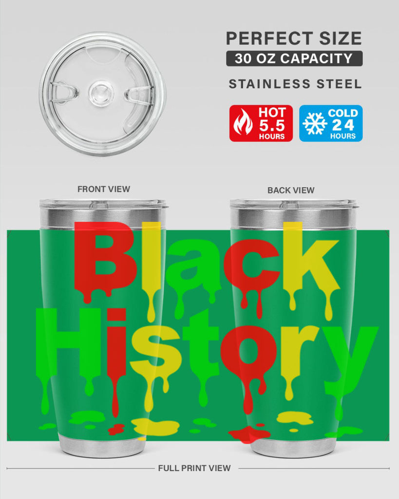black history drip 241#- black words phrases- Cotton Tank