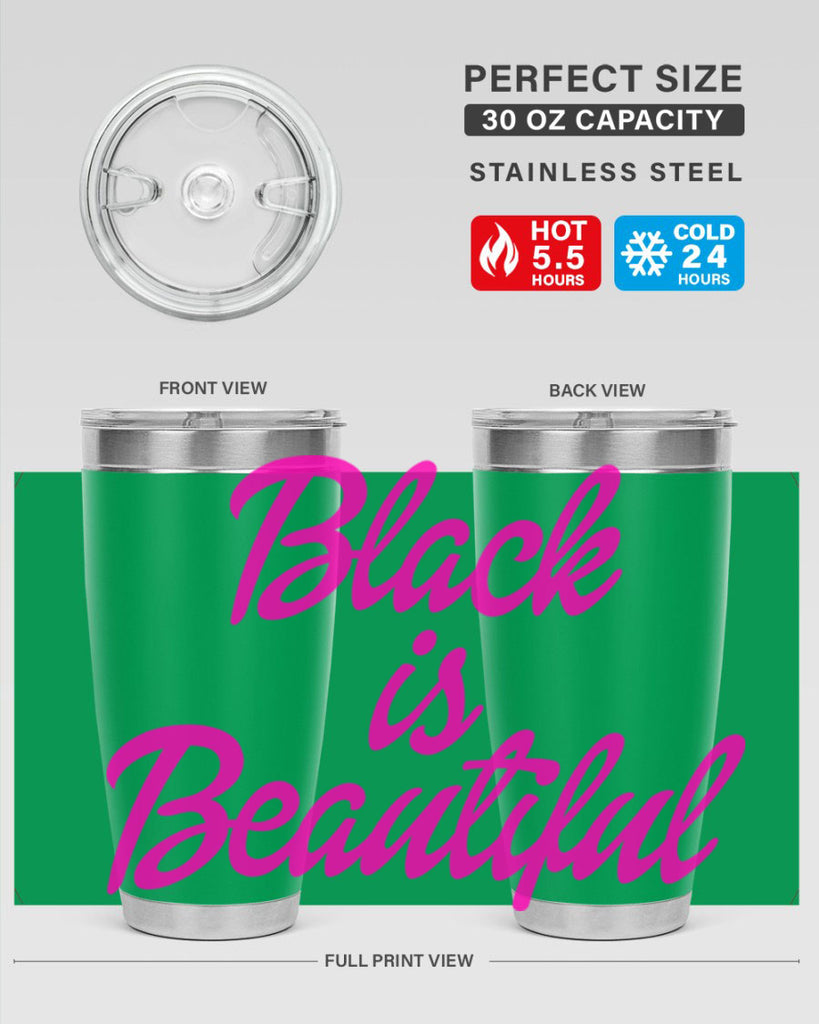 black is beautiful 200#- black words phrases- Cotton Tank