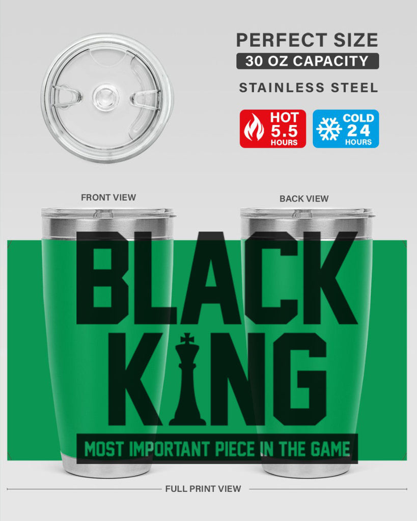 black king 199#- black words phrases- Cotton Tank