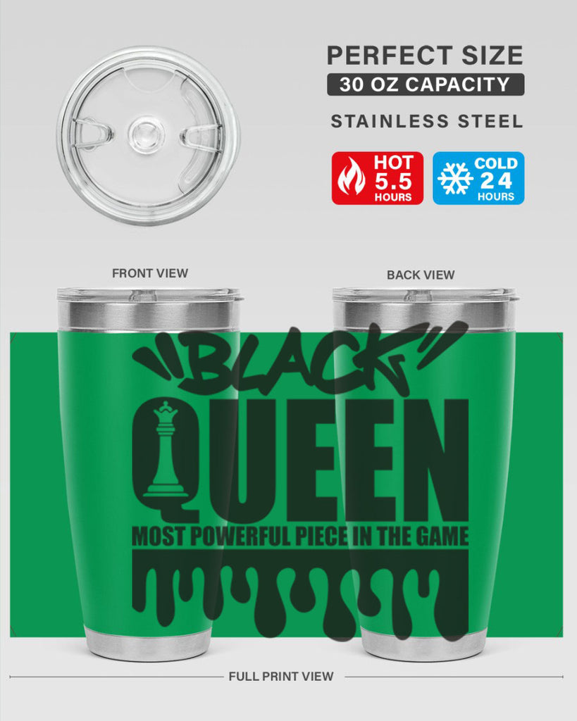 black queen 213#- black words phrases- Cotton Tank