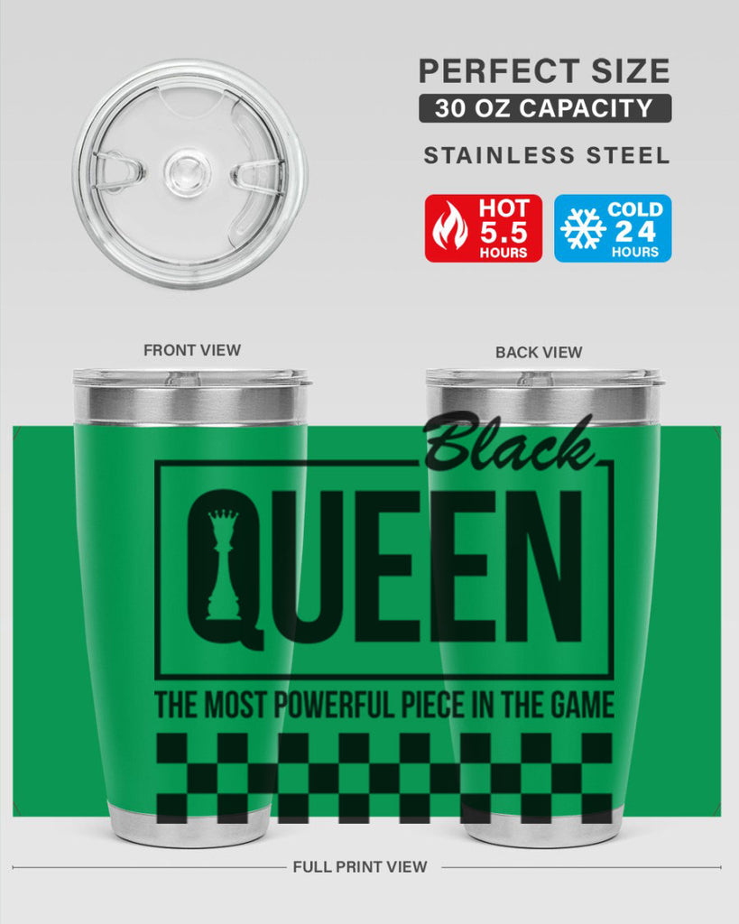 black queen chess checkered 221#- black words phrases- Cotton Tank